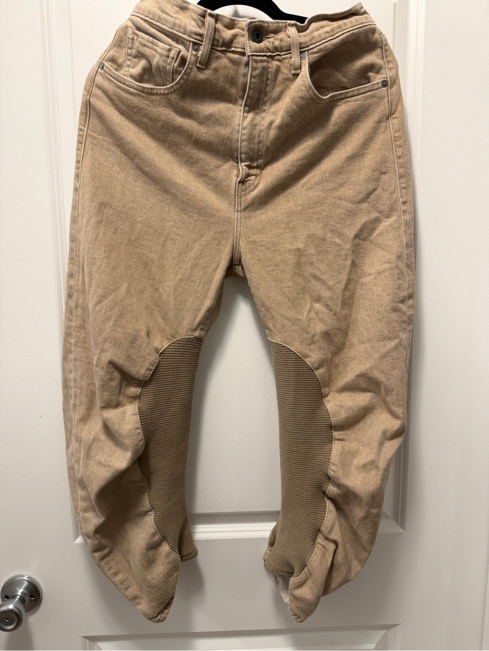 Levi’s Made & Crafted Barrel Crop Jeans Tan Size 27